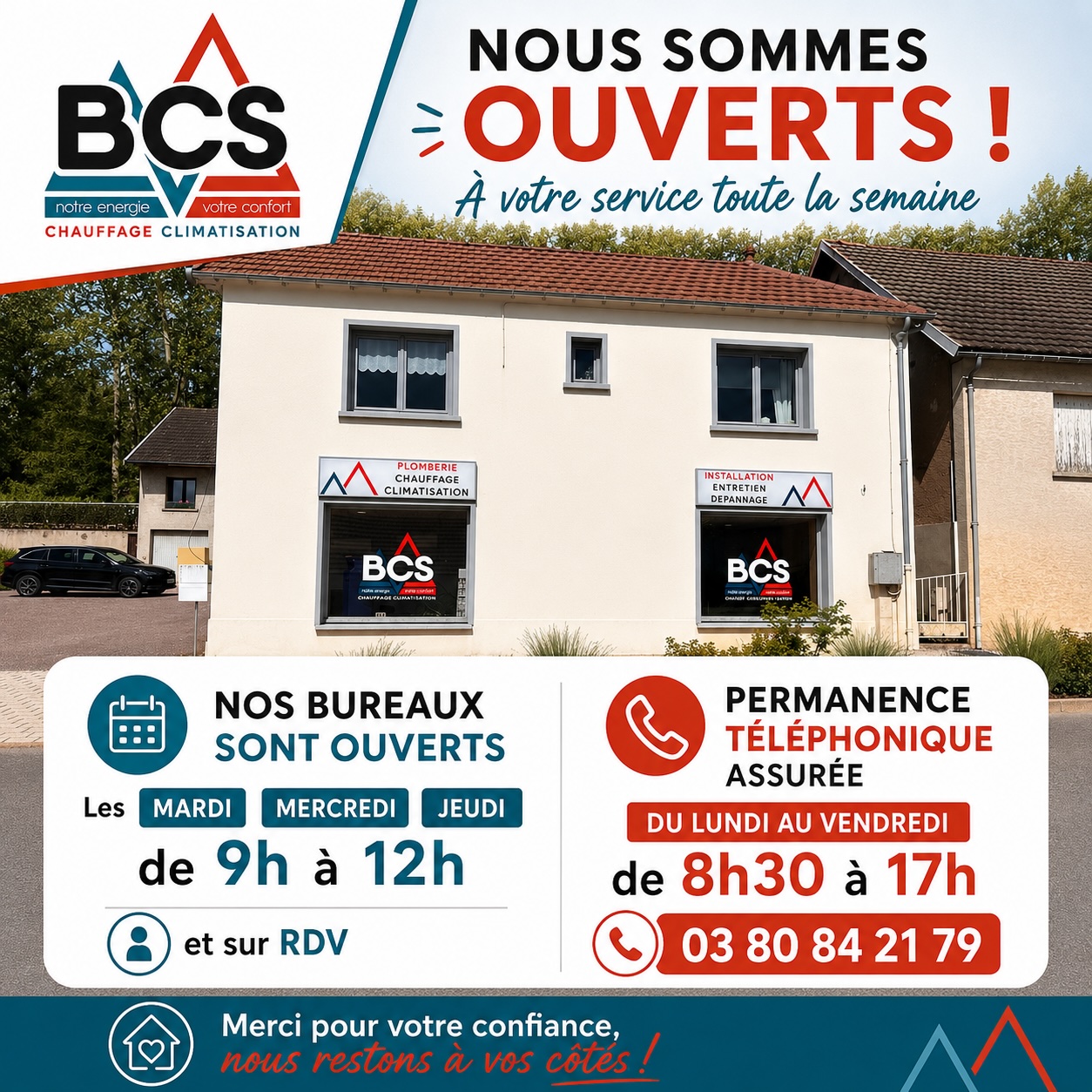 BCS21 - Bourgogne Chauffage Services 21 - plomberie chauffage climatisation